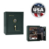 Premium Home Safe 08 OPTIONS_HIDDEN_PRODUCT Liberty Safe Green Gloss / Beige Velour / Brass Hardware / SecuRam BackLit