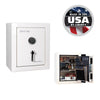 Premium Home Safe 08 OPTIONS_HIDDEN_PRODUCT Liberty Safe White Marble / Beige Velour / Black Chrome Hardware / SecuRam BackLit