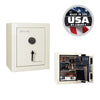Premium Home Safe 08 OPTIONS_HIDDEN_PRODUCT Liberty Safe White Gloss / Beige Velour / Black Chrome Hardware / SecuRam BackLit