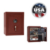 Premium Home Safe 08 OPTIONS_HIDDEN_PRODUCT Liberty Safe Burgundy Marble / Beige Velour / Black Chrome Hardware / Dormakaba  702D