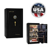 Premium Home Safe 12 OPTIONS_HIDDEN_PRODUCT Liberty Safe Mirror Black / Beige Velour / Brass Hardware / SecuRam BackLit