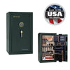 Premium Home Safe 12 OPTIONS_HIDDEN_PRODUCT Liberty Safe Green Gloss / Beige Velour / Brass Hardware / SecuRam BackLit