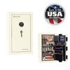 Premium Home Safe 12 OPTIONS_HIDDEN_PRODUCT Liberty Safe White Gloss / Beige Velour / Black Chrome Hardware / SecuRam BackLit