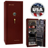 Premium Home Safe 17 OPTIONS_HIDDEN_PRODUCT Liberty Safe Burgundy Marble / Beige Velour / Brass Hardware / SecuRam Prologic