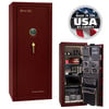 Premium Home Safe 17 OPTIONS_HIDDEN_PRODUCT Liberty Safe Burgundy Gloss / Beige Velour / Brass Hardware / SecuRam Prologic