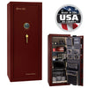 Premium Home Safe 17 OPTIONS_HIDDEN_PRODUCT Liberty Safe Burgundy Gloss / Beige Velour / Brass Hardware / SecuRam Prologic