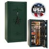 Presidential 25 OPTIONS_HIDDEN_PRODUCT Heavy Liberty Safe Green Marble / Beige Velour / Black Chrome Hardware / SecuRam Prologic / Pin Dot Velour