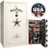 Presidential 50 OPTIONS_HIDDEN_PRODUCT Heavy Liberty Safe White Gloss / Beige Velour / Black Chrome Hardware / Mechanical Lock / Woodgrain Vinyl