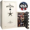 Presidential 50 OPTIONS_HIDDEN_PRODUCT Heavy Liberty Safe White Gloss / Beige Velour / Black Chrome Hardware / SecuRam Prologic / Woodgrain Vinyl