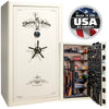 Presidential 50 OPTIONS_HIDDEN_PRODUCT Heavy Liberty Safe White Gloss / Beige Velour / Black Chrome Hardware / SecuRam Prologic / Woodgrain Vinyl