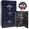 Presidential 50 OPTIONS_HIDDEN_PRODUCT Heavy Liberty Safe Blue Gloss / Silver Velour / Chrome Hardware / Mechanical Lock / Woodgrain Vinyl