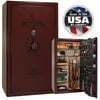 Presidential 50 OPTIONS_HIDDEN_PRODUCT Heavy Liberty Safe Burgundy Marble / Beige Velour / Black Chrome Hardware / SecuRam Prologic / Pin Dot Velour