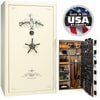 Presidential 50 OPTIONS_HIDDEN_PRODUCT Heavy Liberty Safe White Marble / Beige Velour / Black Chrome Hardware / Mechanical Lock / Pin Dot Velour