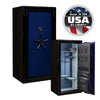Presidential Signature 25 OPTIONS_HIDDEN_PRODUCT Heavy Liberty Safe Blue Gloss / Faux Leather / Black Chrome / Mechanical Lock