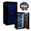 Presidential Signature 40 OPTIONS_HIDDEN_PRODUCT Heavy Liberty Safe Blue Gloss / Faux Leather / Black Chrome / Mechanical Lock