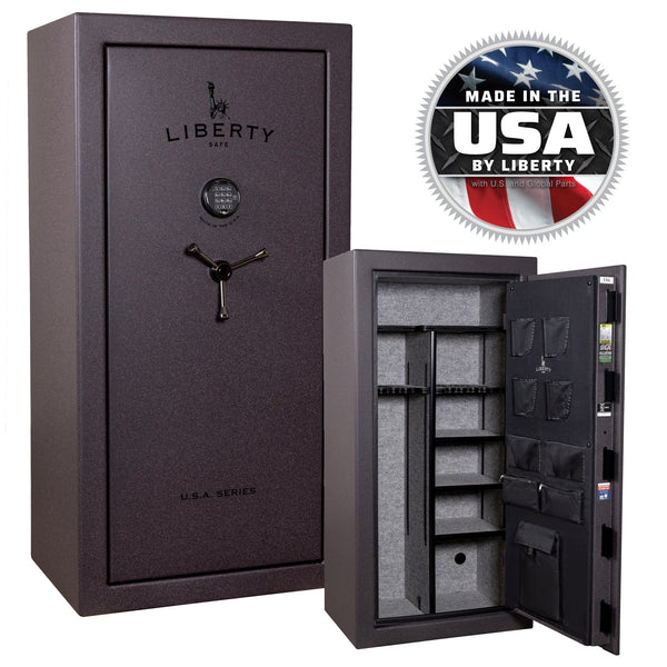 USA 30 OPTIONS_HIDDEN_PRODUCT Liberty Safe Forged Red Textured / S&G Spartan