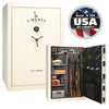 USA 48 OPTIONS_HIDDEN_PRODUCT Liberty Safe White Gloss / Gray Fabric / Black Chrome Hardware / SecuRam TopLit