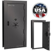 Vault Door Beast OPTIONS_HIDDEN_PRODUCT Liberty Safe Gray Charcoal / Black Chrome Hardware / Securam prologic / Right