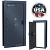 Vault Door Beast OPTIONS_HIDDEN_PRODUCT Liberty Safe Blue Gloss / Chrome Hardware / Mechanical lock / Left
