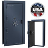 Vault Door Beast OPTIONS_HIDDEN_PRODUCT Liberty Safe Blue Gloss / Chrome Hardware / Securam prologic / Left
