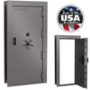 Vault Door Beast OPTIONS_HIDDEN_PRODUCT Liberty Safe Gray Charcoal / Black Chrome Hardware / Mechanical lock / Right