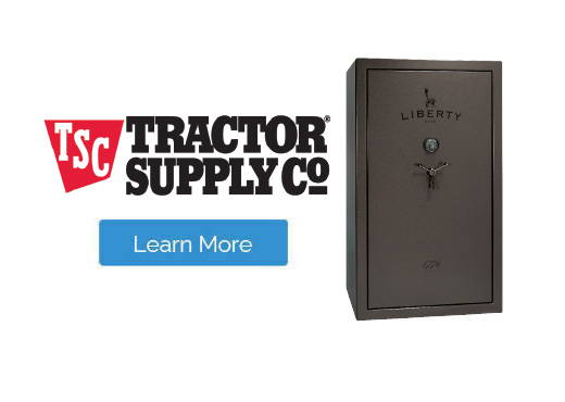 Liberty gun safes at Tractor Supply