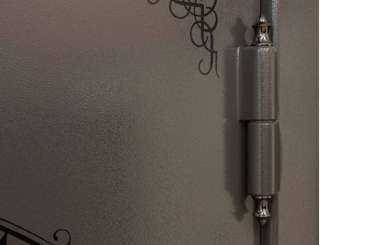 External gun safe hinge