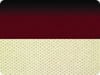 Burgundy Metallic Feathered Edge / Beige Velour / Black Chrome Hardware